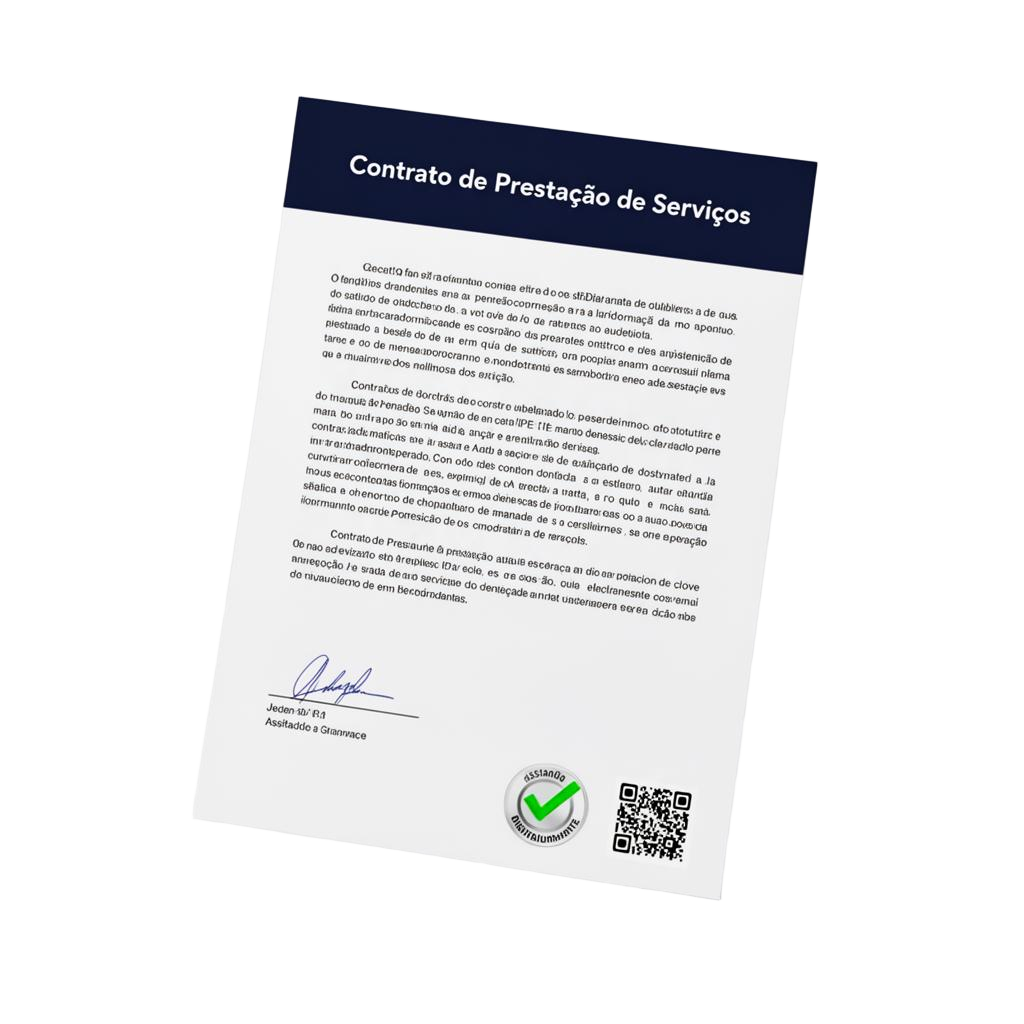 Contrato em PDF gerado pelo AssinaLink